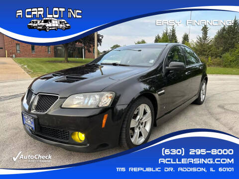2008 Pontiac G8 for sale at A Car Lot Inc. in Addison IL