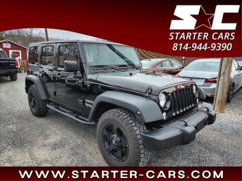 2015 Jeep Wrangler Unlimited for sale at Starter Cars in Altoona PA