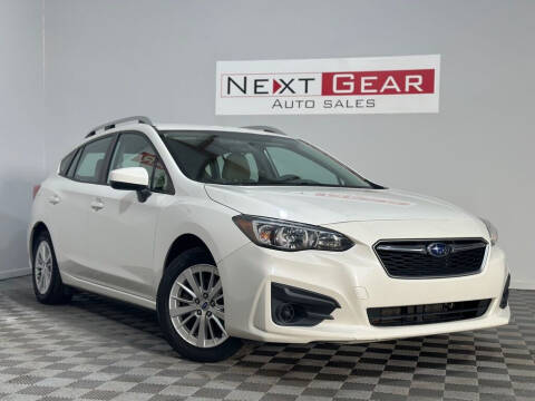 2017 Subaru Impreza for sale at Next Gear Auto Sales in Westfield IN
