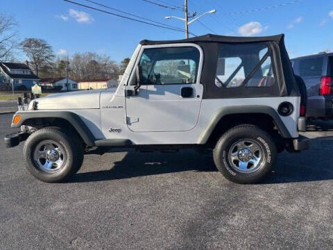 2002 Jeep Wrangler for sale at J Wilgus Cars in Selbyville DE