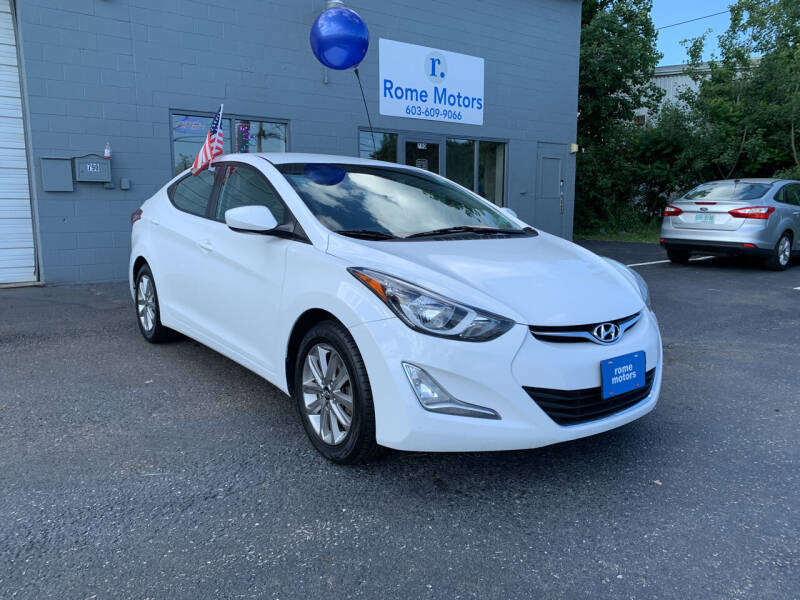 2016 Hyundai Elantra for sale at Rome Motors in Manchester NH