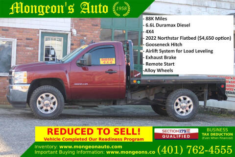 2013 Chevrolet Silverado 3500HD for sale at Mongeon's Auto in North Smithfield RI