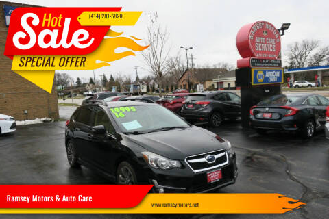 2016 Subaru Impreza for sale at Ramsey Motors & Auto Care in Milwaukee WI