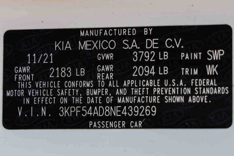 2022 Kia Forte GT Line