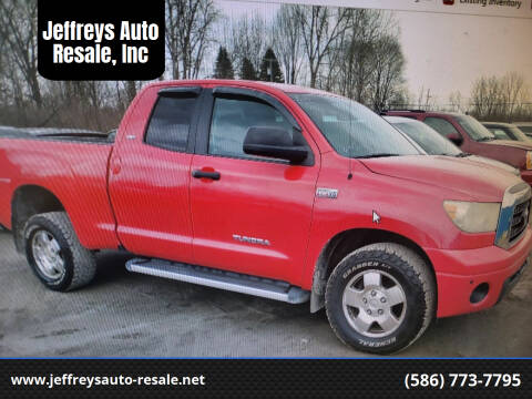 2008 Toyota Tundra for sale at Jeffreys Auto Resale, Inc in Clinton Township MI