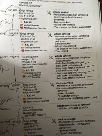 2013 Hyundai Genesis 3.8L