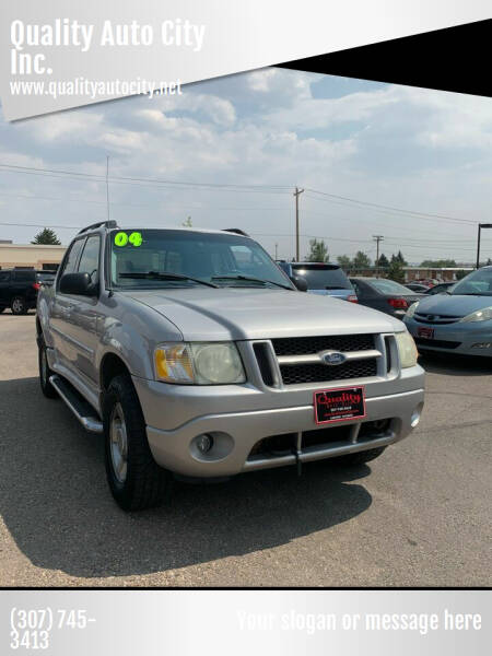 2004 Ford Explorer Sport Trac for sale at Quality Auto City Inc. in Laramie WY