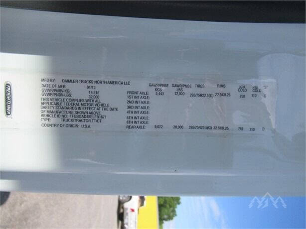 2014 Freightliner Cascadia