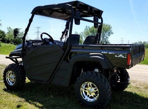 2021 650cc 4x4 UTV Golf Cart UTV EFI Upgraded Rims Comrade 650