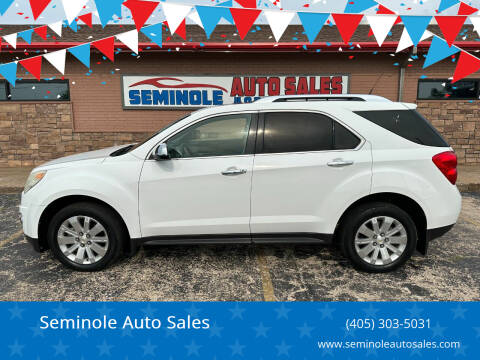 2011 Chevrolet Equinox for sale at Seminole Auto Sales in Seminole OK