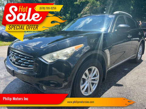 2010 Infiniti FX35 for sale at Philip Motors Inc in Snellville GA