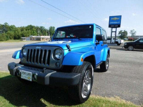 2015 Jeep Wrangler for sale at Joe Lee Chevrolet in Clinton AR