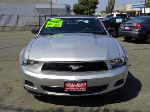 2012 Ford Mustang for sale at Vallejo Motors in Vallejo CA