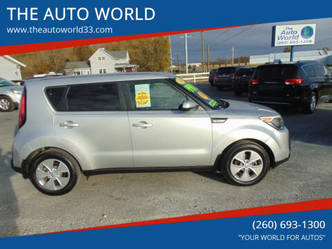 2015 Kia Soul for sale at THE AUTO WORLD in Churubusco IN