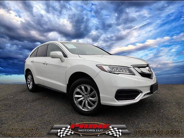2016 Acura RDX for sale at PRIME MOTORS LLC in Arlington VA