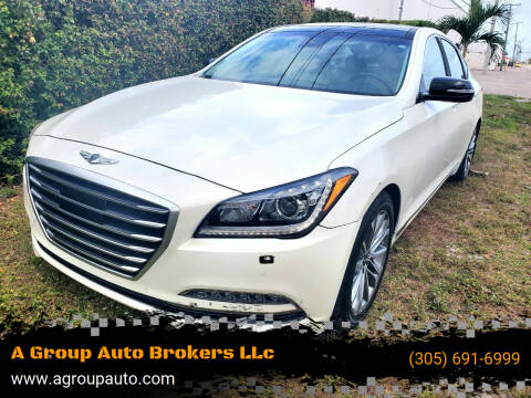 2017 Genesis G80 for sale at A Group Auto Brokers LLc in Opa-Locka FL