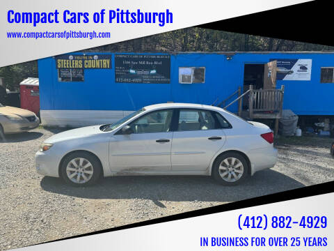 2008 Subaru Impreza for sale at Compact Cars of Pittsburgh in Pittsburgh PA