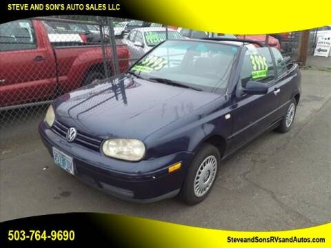 2000 Volkswagen Cabrio for sale at Steve & Sons Auto Sales in Happy Valley OR