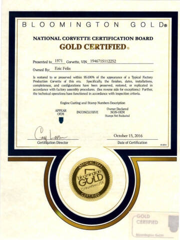 1971 Chevrolet Corvette