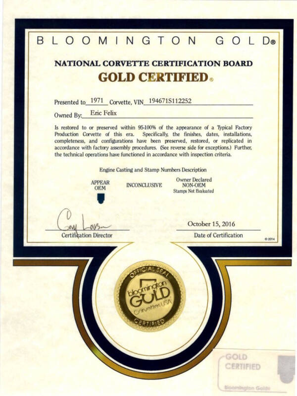 1971 Chevrolet Corvette