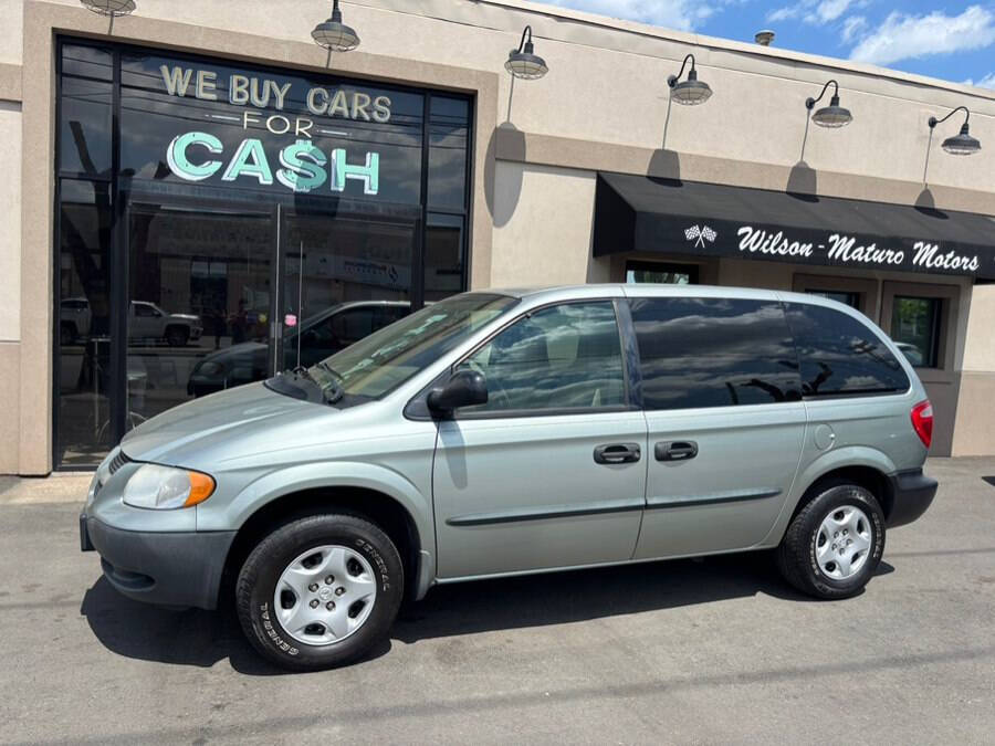 Onyx Green Pearl 2003 Dodge Caravan Minivan Front-Wheel Drive 4-Speed Automatic