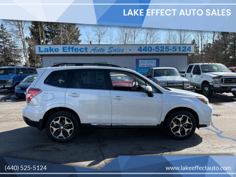2015 Subaru Forester for sale at Lake Effect Auto Sales in Chardon OH