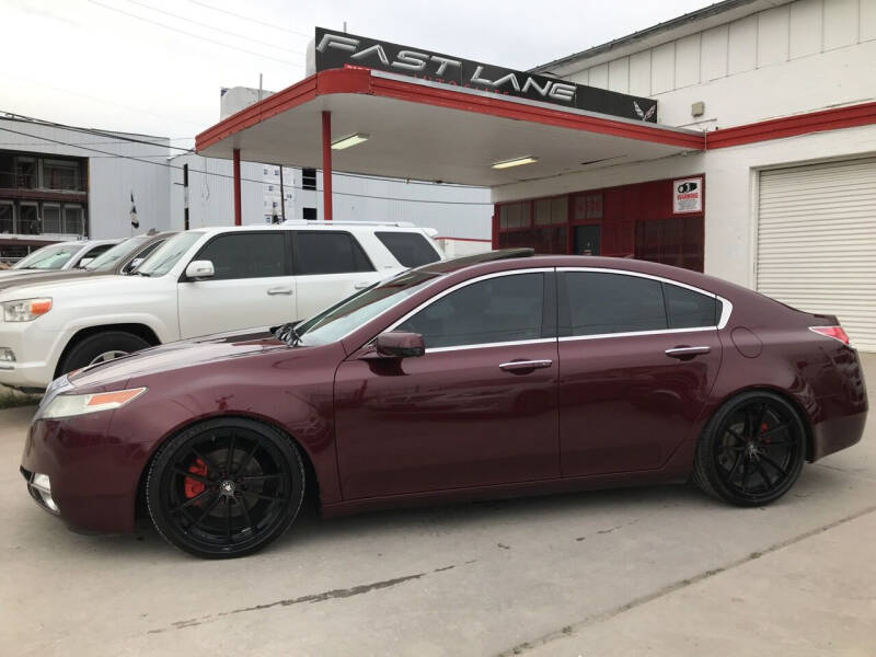 2010 Acura TL for sale at FAST LANE AUTO SALES in San Antonio TX