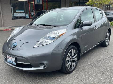 2015 Nissan LEAF for sale at GO AUTO BROKERS in Bellevue WA