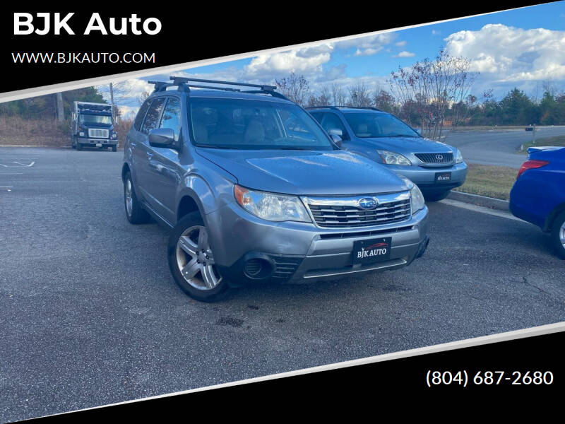 2009 Subaru Forester for sale at BJK Auto in Oilville VA