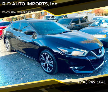2016 Nissan Maxima for sale at R-D AUTO IMPORTS, Inc in Charlotte NC