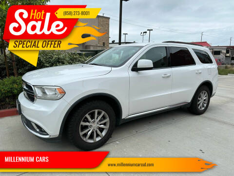 2017 Dodge Durango for sale at MILLENNIUM CARS in San Diego CA