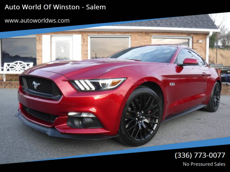 2016 Ford Mustang for sale at Auto World Of Winston - Salem in Winston Salem NC