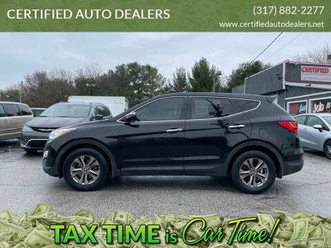 2013 Hyundai Santa Fe Sport for sale at CERTIFIED AUTO DEALERS in Greenwood IN