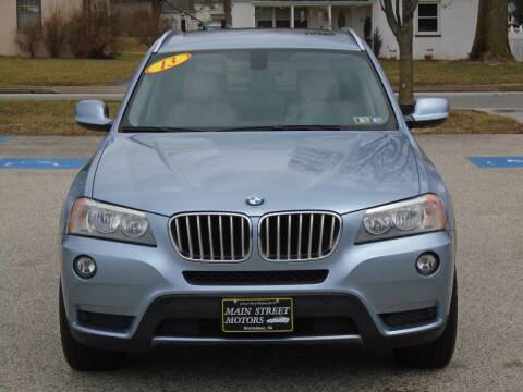 2013 BMW X3 for sale at MAIN STREET MOTORS in Norristown PA