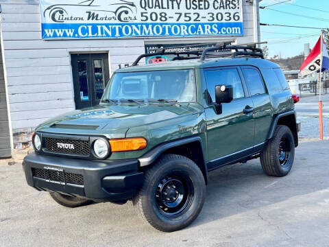 2011 Toyota FJ Cruiser for sale at Clinton MotorCars in Shrewsbury MA