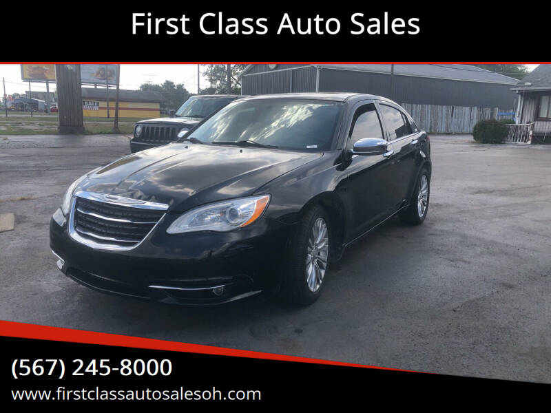 2013 Chrysler 200 for sale at First Class Auto Sales in Fostoria OH