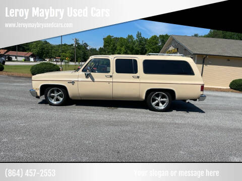 1987 Chevrolet Suburban for sale at Leroy Maybry Used Cars in Landrum SC