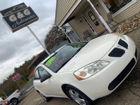 2008 Pontiac G6 for sale at G & G Auto Sales in Steubenville OH