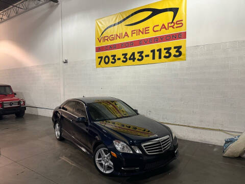 2013 Mercedes-Benz E-Class for sale at Virginia Fine Cars in Chantilly VA