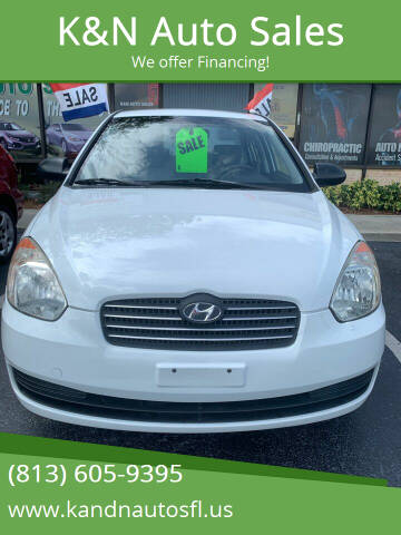2009 Hyundai Accent for sale at K&N AUTO SALES in Tampa FL