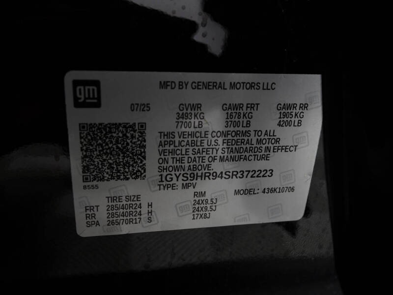 2025 Cadillac Escalade-V