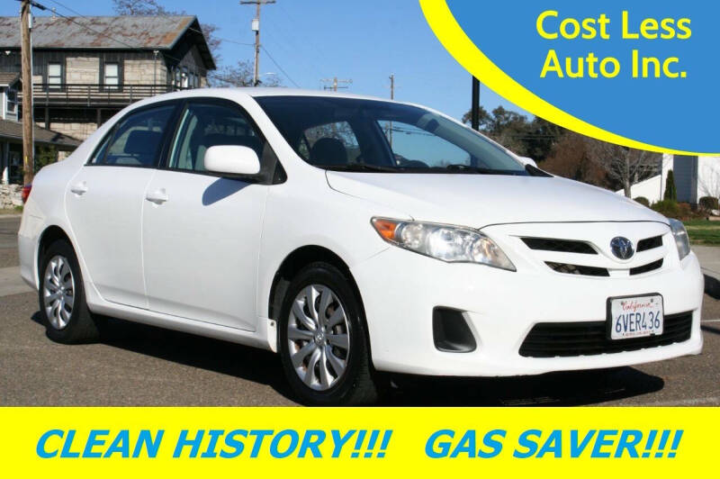 2012 Toyota Corolla for sale at Cost Less Auto Inc. in Rocklin CA