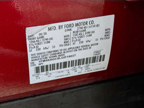 2020 Ford Explorer ST