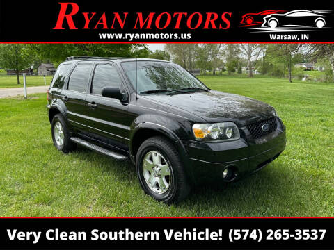 2007 Ford Escape for sale at Ryan Motors LLC in Warsaw IN