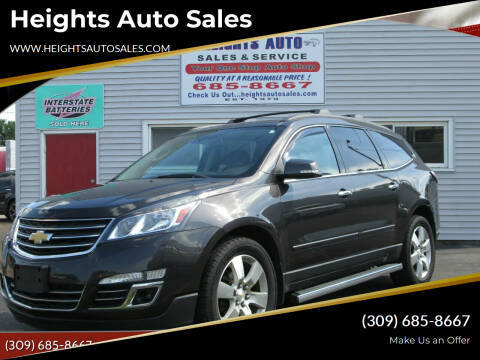 2015 Chevrolet Traverse for sale at Heights Auto Sales in Peoria Heights IL