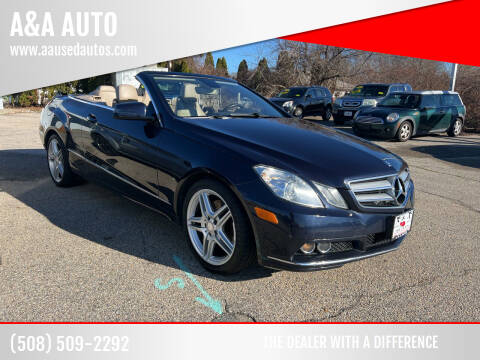 2011 Mercedes-Benz E-Class for sale at A&A AUTO in Fairhaven MA