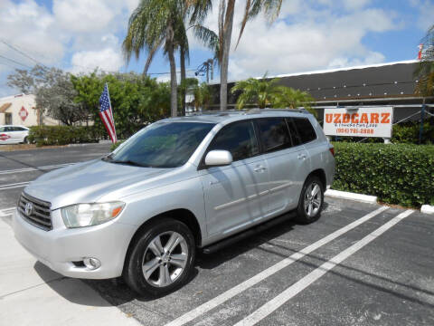2008 Toyota Highlander for sale at Uzdcarz Inc. in Pompano Beach FL
