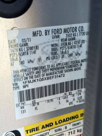 2011 Ford Expedition EL XL