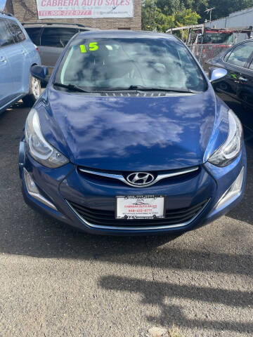 2015 Hyundai Elantra for sale at J&N Cabrera Auto Sales in Plainfield NJ