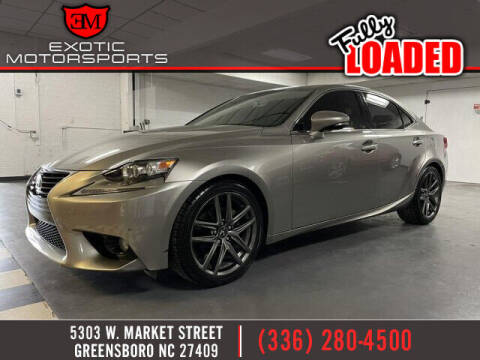 2014 Lexus IS 250 for sale at Exotic Motorsports in Greensboro NC